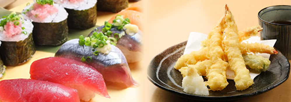 寿司と天ぷら